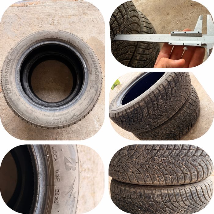 2 бр. Зимни гуми DOT 2323 Bridgestone Blizzak LM005 185x60x15