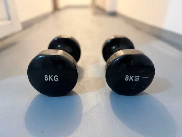 Gantere 8kg, putin folosite