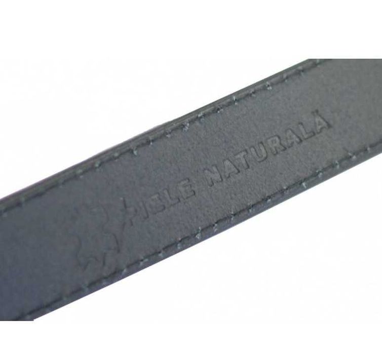 Curea Barbati, Piele naturala, catarama Zamac, culoare Neagra/Maro