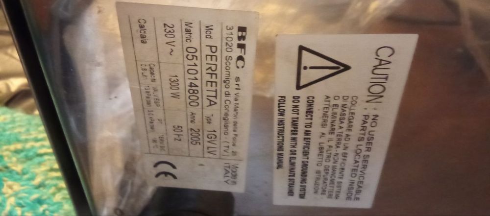Esspresor Profesional BFC Perfetta Masina de Cafea profesionala 1300W