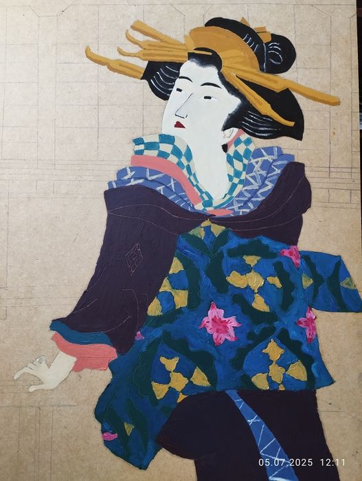 Картина масленная на панере