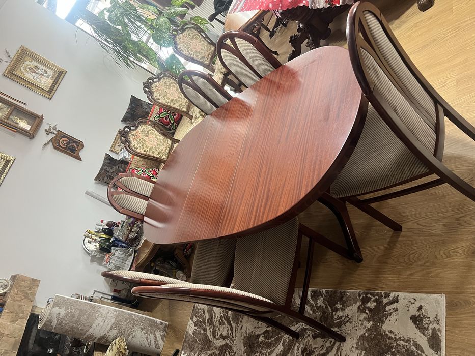 Vand masa extensibila  lemn de cires