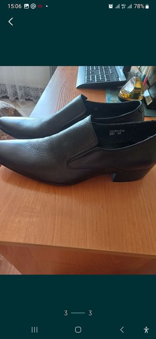 Продам кожанные туфли мужские