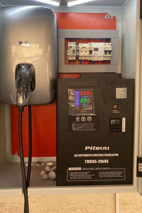 Установка зарядного устройства для электромобилей. Под ключ.