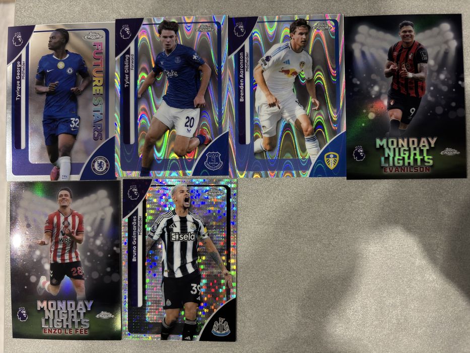 Колекционерски Футболни карти Topps Chrome Premier League 25/26