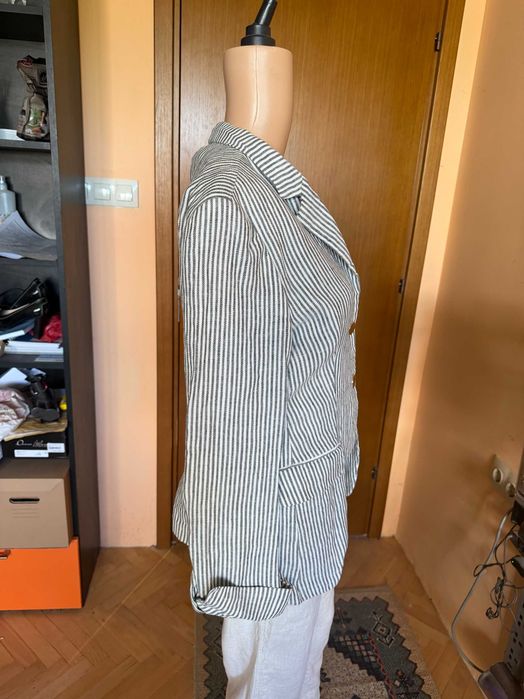Сако райе Max Mara, 100% лен