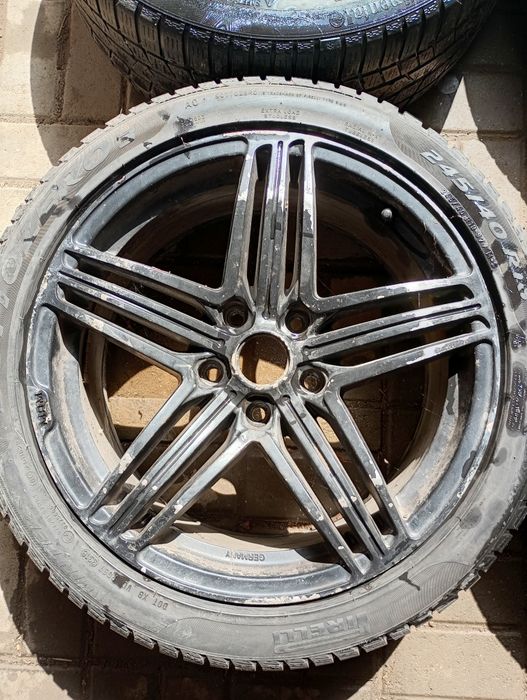 Jante BMW r18 5x120 cu anvelope de iarna