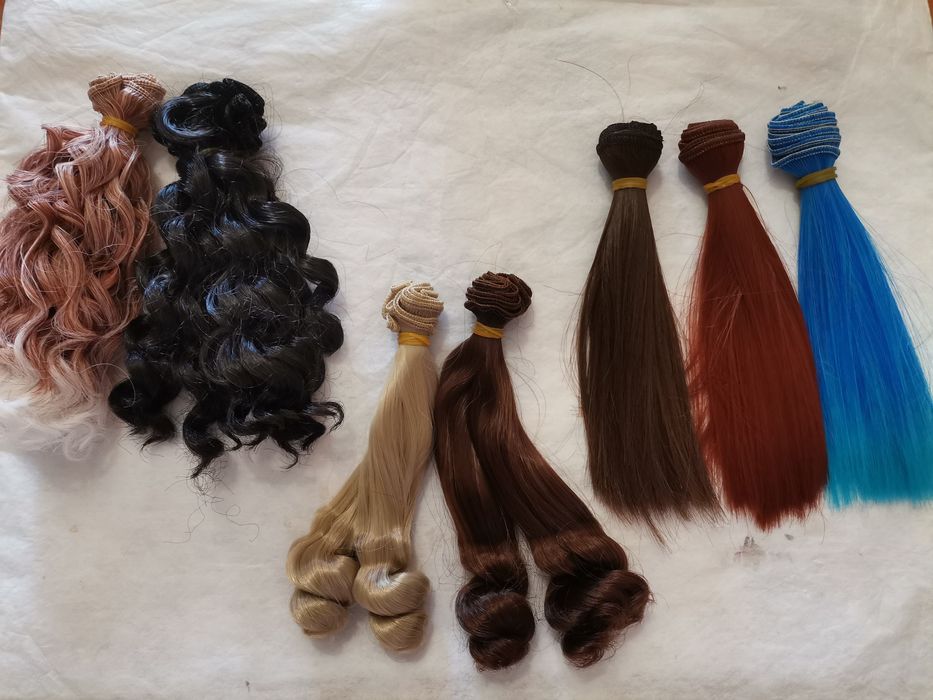 Коса  за кукли 1 метър