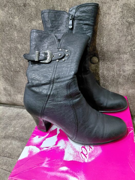 Полусапожки осенне-весенние,из натуральной кожи.