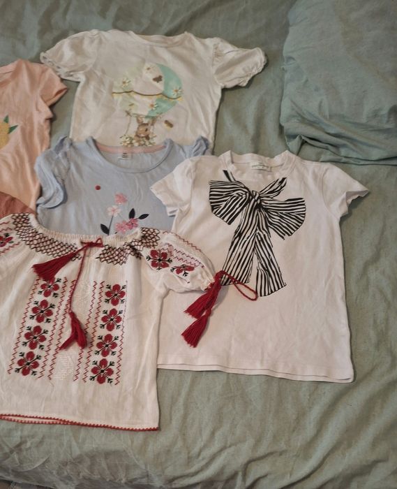 Lot haine fetite de vară 110-116