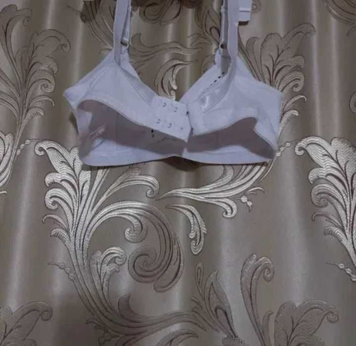 Sutien bumbac marimea 34 alb fara push up