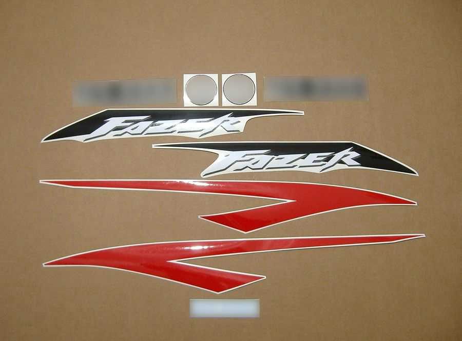 Стикери Yamaha 600 Fazer 1998г-2004г лепенки Ямаха Фейзър fzs 2000