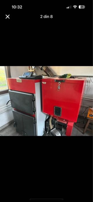 Centrala lemn si peleti 60 kw