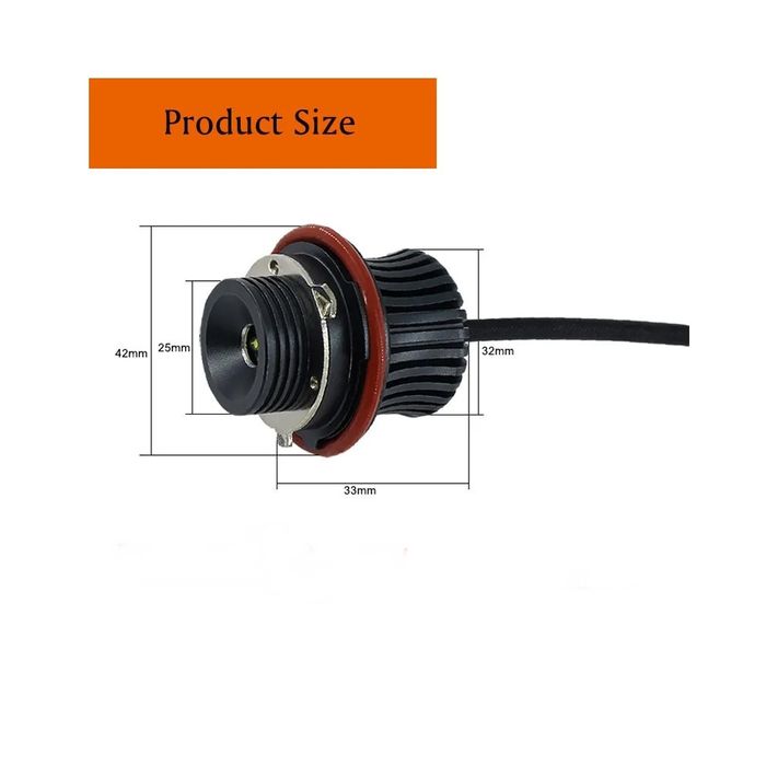 Set 2 becuri LED Marker Angel Eyes compatibil BMW 40W ERK