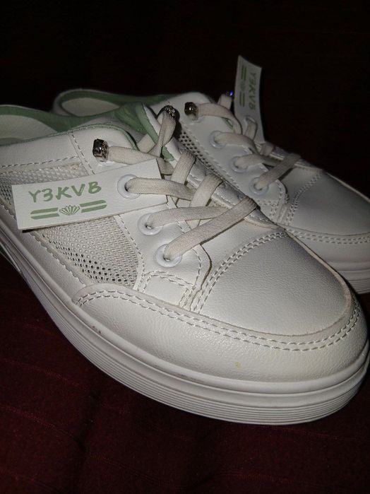 Из США, женские белые кеды.