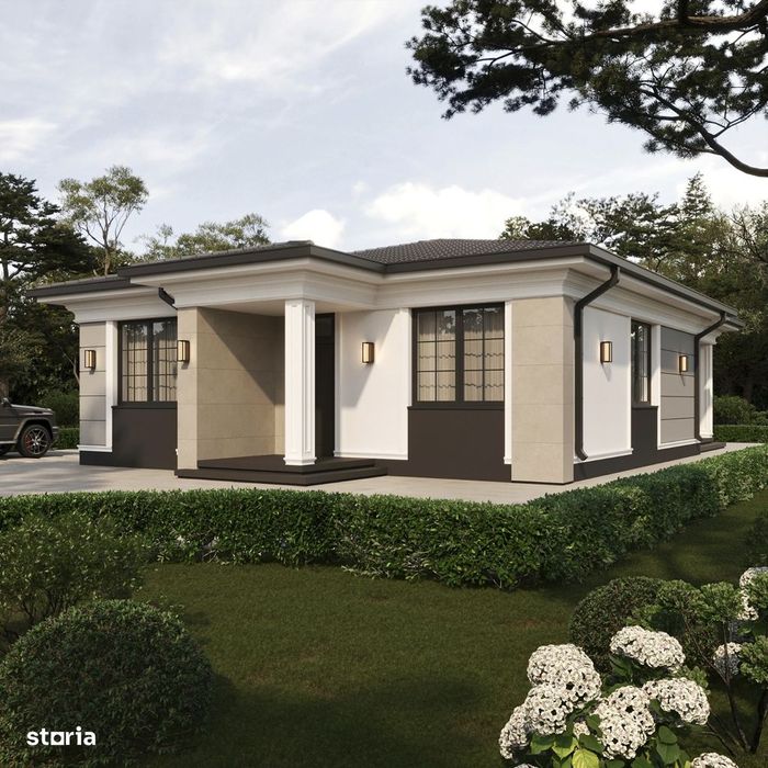 Statie CTP la 75 metri!2 BAI! Pod izolat! Dressing! Casa Dancu-Holboca