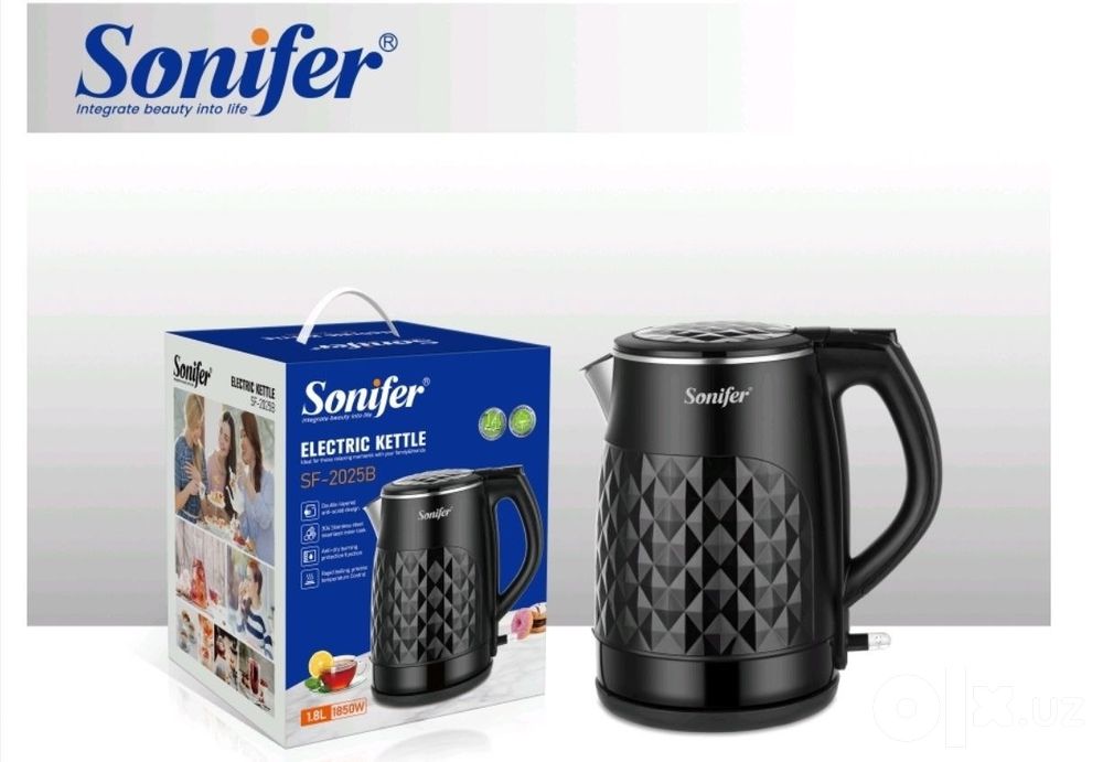 Электрический чайник Sonifer ,   1.8 литра. 
Описание товара :