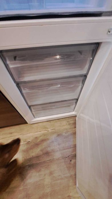 Хладилник с фризер Gorenje ретро бежов като нов