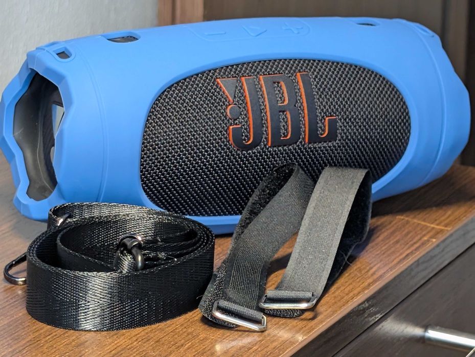 Husa silicon pentru JBL Charge 6 + curea umar + prindere bicicleta