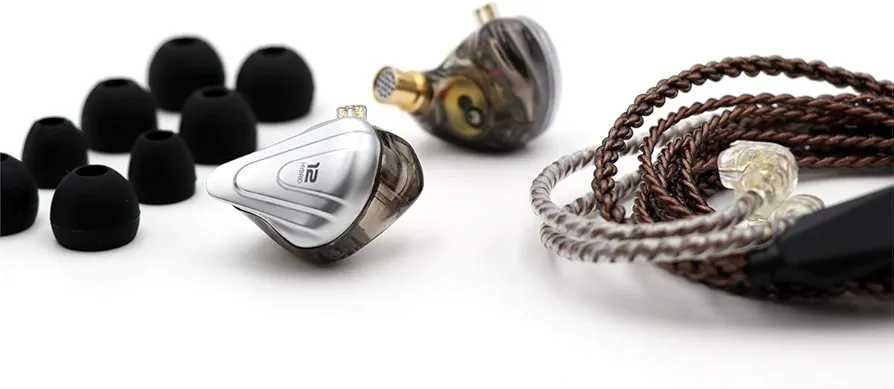 Casti Linsoul KZ ZSX 5BA+1DD 6 Driver Hybrid in-Ear HiFi cu microfon