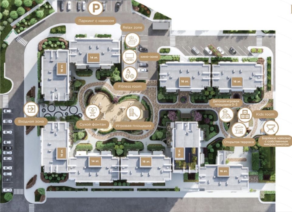 Своя 2 комнатная квартира в ЖК Ботаника Саройи