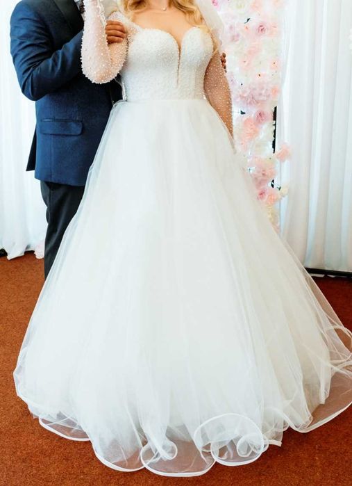 Rochie de mireasă de vânzare – model prințesă
