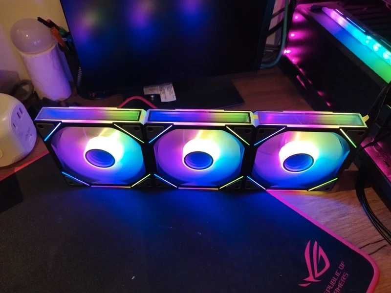 Set ventilator PC Jungle Leopard Interstellar-V1 Black - Reverse Flow