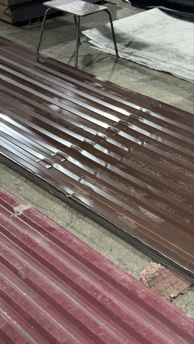 Профлист профнастил некондиция НС21 коричневый и графит