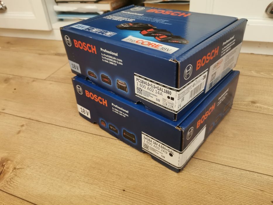 Комплект батерии PrO CoRe 5.5AH+4AH+зарядно