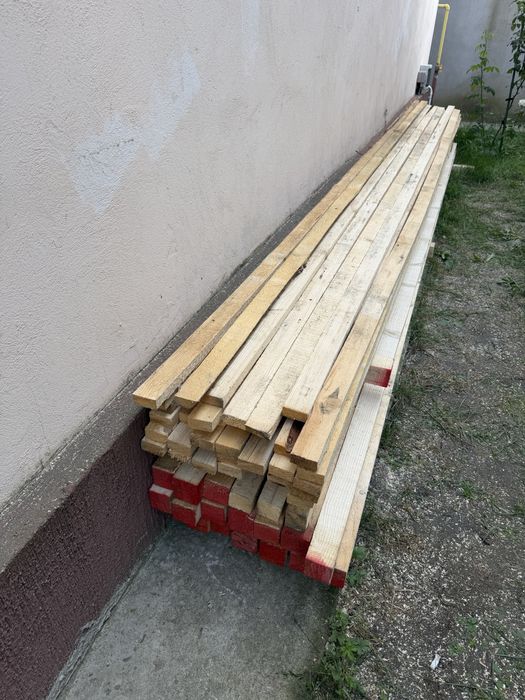 Patrati si scanduri 6x6 , lungime 4m