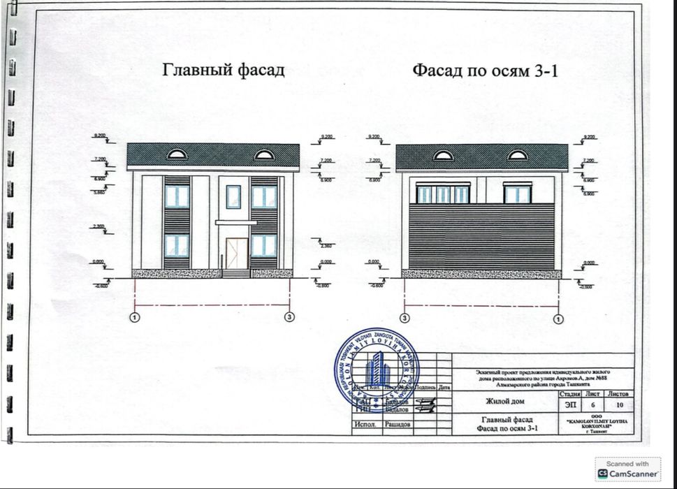 Архитектор / дизайнер. Лойиха проект, Дизайнер хизмати.