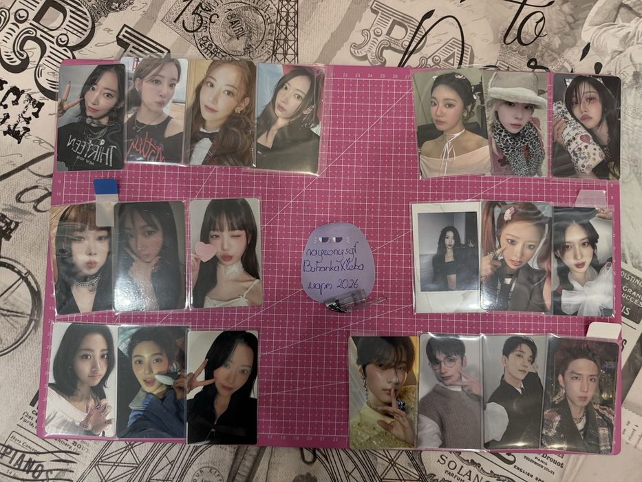 K-pop альбомы (twice, le sserafim, ive)