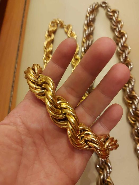 Lanturi hiphop rapp USA placate aur 14kb foarte groase