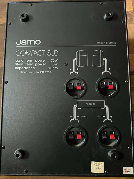 Boxe Jamo 2.1 + Subwoofer – Sistem audio Hi-Fi – Made in Denmark