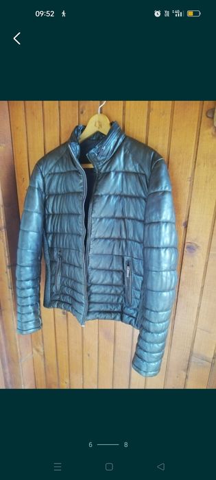 Geacă Zara Man M piele naturala bărbați