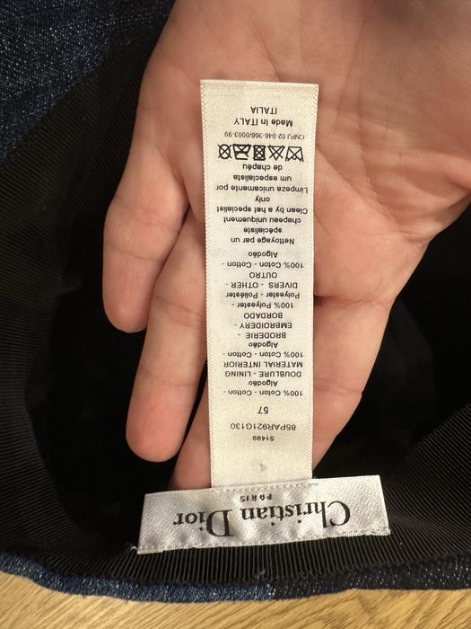 Dior denim hat  оригинална шапка