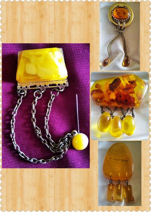 Советские винтажные броши