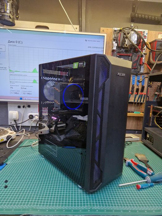 Продам компьютер Ryzen 7 2700, rtx 3060 12gb