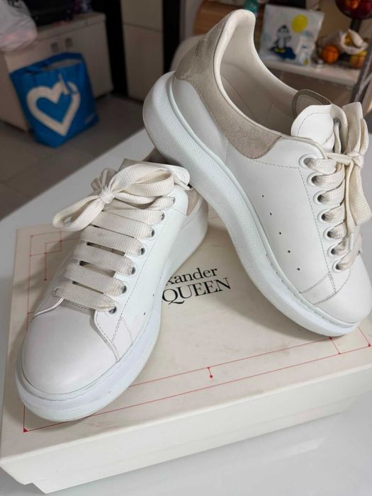 Sneakers Alexander McQueen Oversized originali – damă, mărimea 38, piele naturală