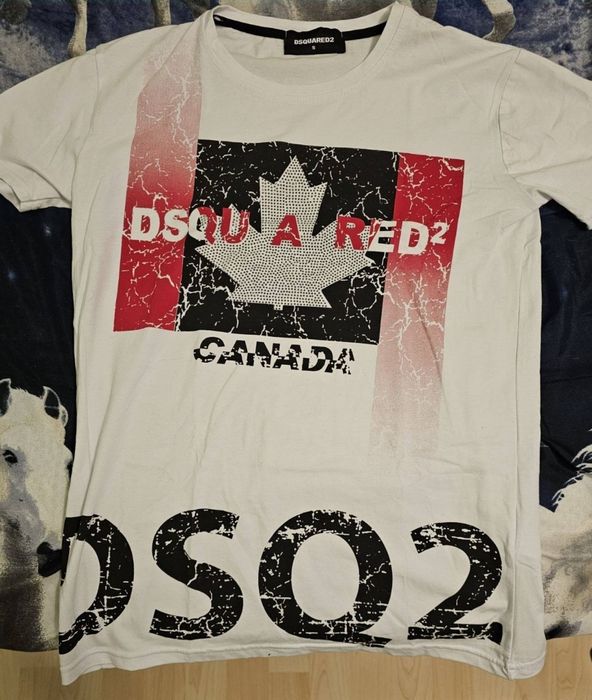 Тениска Daquared2 бяла
