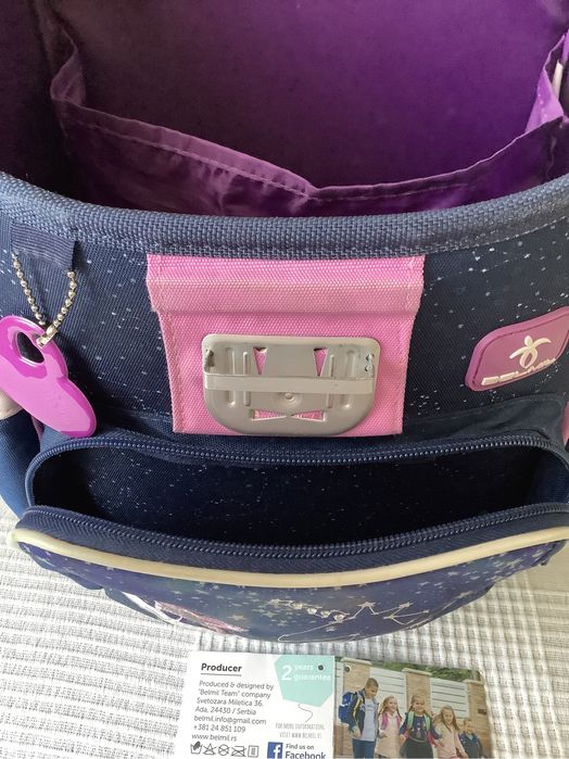 Ученическа раница за 1-ви клас. За момиче.