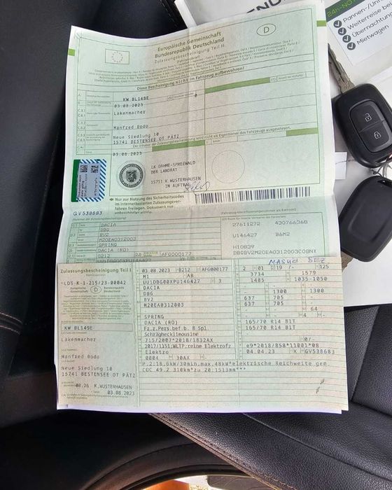 Vand Dacia Spring 2023 EXTREME