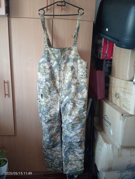Зимний комбинезон с бушлатом