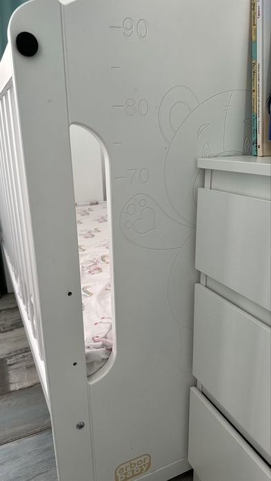 Детско легло Arbor Петит Мече 120×60 см + матрак