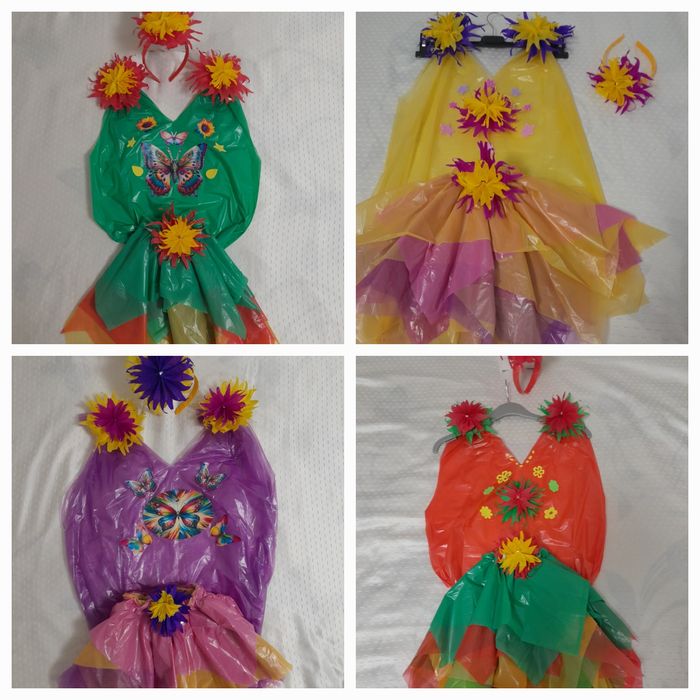 Costume copii materiale reciclabile