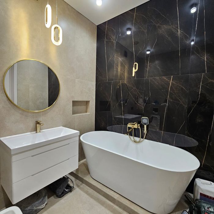 Кафельщик. Укладка кафеля.