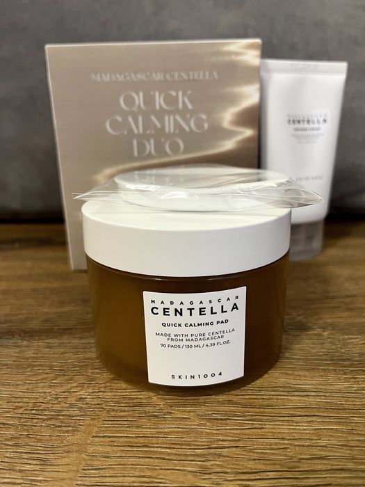 Комплект SKIN1004 Madagascar Centella крем и  Calming Pads
