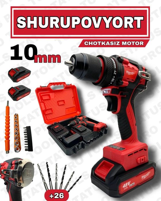 Drellar va shurupovoylar