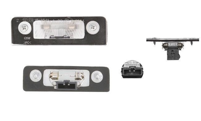 Lampa numar Skoda Octavia Ii/Tour 2 1z3/1z5, 06.2004-09.2008 Combi; Roomster/Praktik 5j, 07.2006-02.2009, spate, Stanga = Dreapta, C5W; cu becuri, TYC