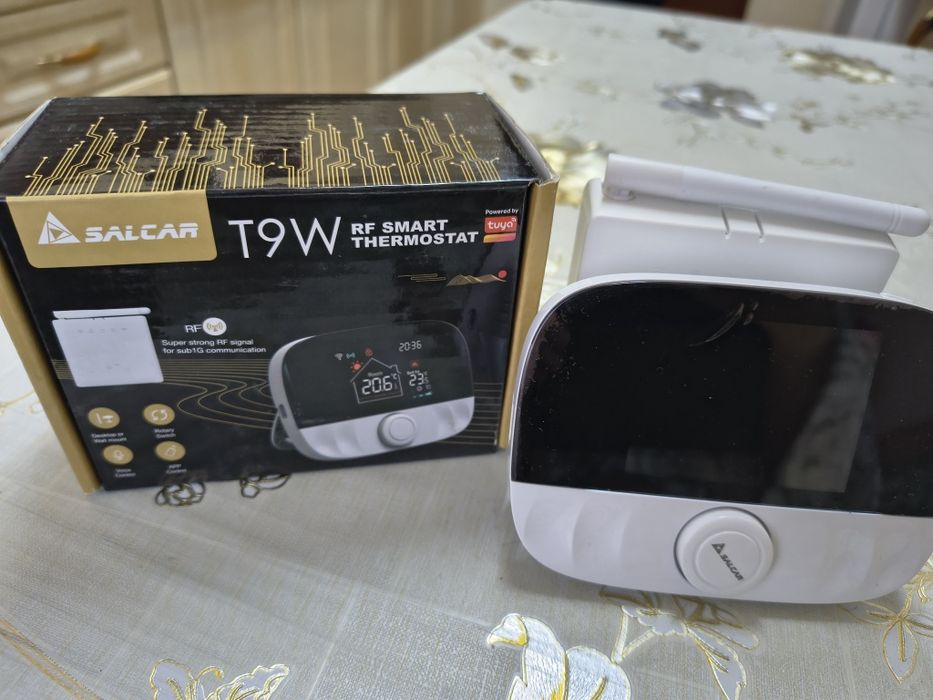 Termostat inteligent WiFi SALCAR pentru centrala termica pe gaz, termo